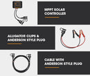 San Hima 12V 160W Folding Solar Blanket Flexible Blanket Kit Camping Charger