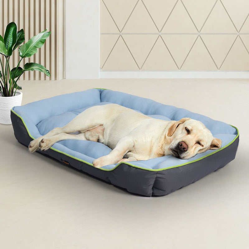 Pawz Pet Cooling Bed Sofa Mat Bolster Insect Prevention Outdoor Summer XXL Grey