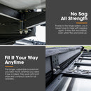 San Hima 180 Degree Awning Free-Standing Car Camping 4x4 Awning With L Brackets