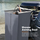 San Hima Shower Awning Instant Tent &Gas Hot Water Heater Black&Shower Tent Base