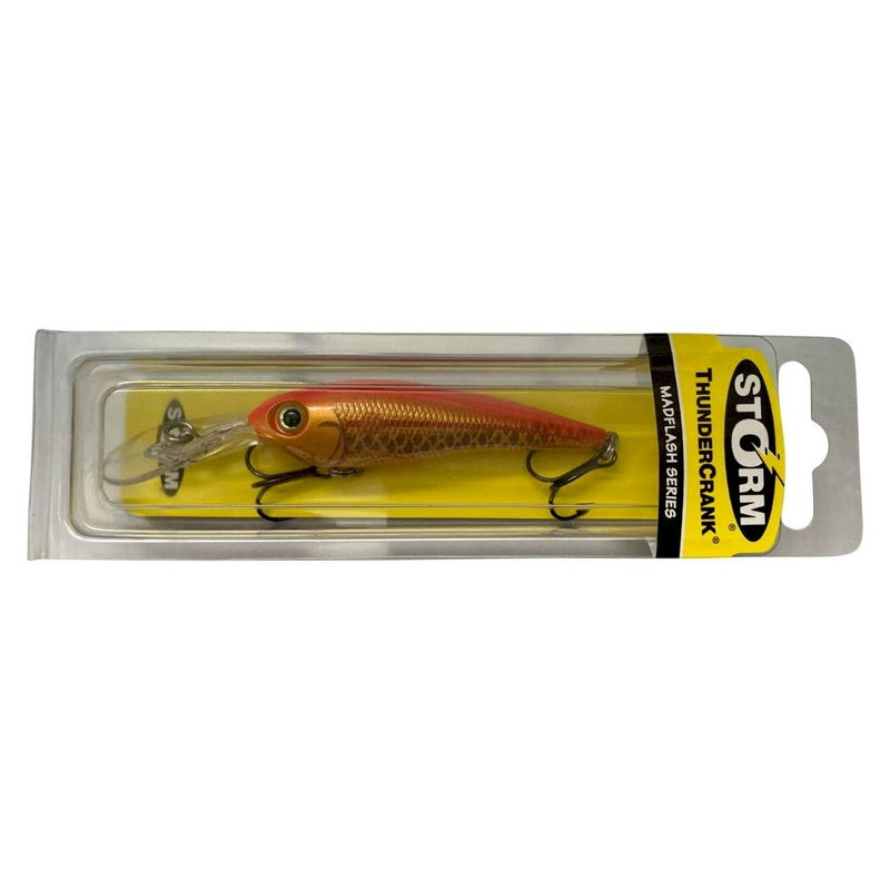 80mm Storm Thundercrank Madflash Hard Body Fishing Lure - Orange/Gold