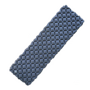 Camping Inflatable Air Mattress with Built-In Pump Blue