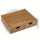 Wooden Storage Cabinet with Drawers Organizer for Kitchen