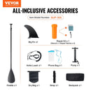 Inflatable Stand Up Paddle Board, 10FT with Accessories