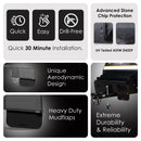 D-Flector Caravan Centre Cut-Out Stone Guard 2200mm - Angled (High-Strength Performance Steel)