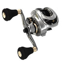 Baitcasting Jigging Reel Double Handle Right Hand Silver