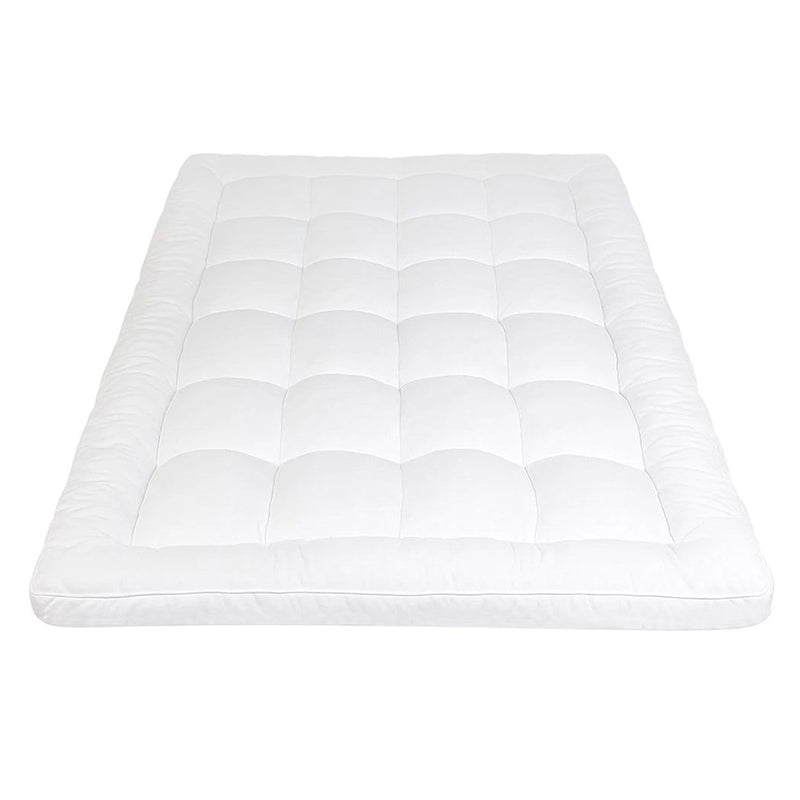 Dreamz Bedding Mattress Topper Pillowtop Cover Protector Machine Washable Double