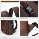 Large Leather Backpack for Men