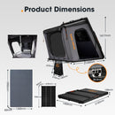 San Hima Kalbarri Gen 2 Roof Top Tent Hard Shell With Ladder + 130W Solar Panel