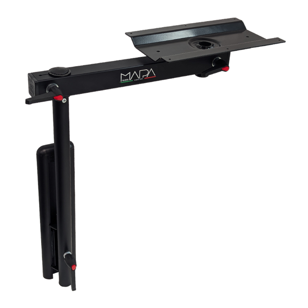 Nuova Mapa Onda | Swivel Aluminium Table Leg - Black Anodized