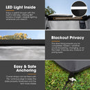 San Hima Shower Awning Fold-Out Instant Ensuite Tent Camping Change Room Toilet