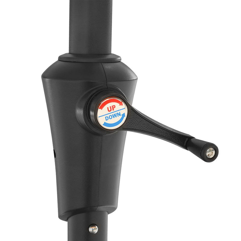 Centra Big Patio Umbrella Twin Outdoor Garden Pool Sun Shade Stand Double-Sided