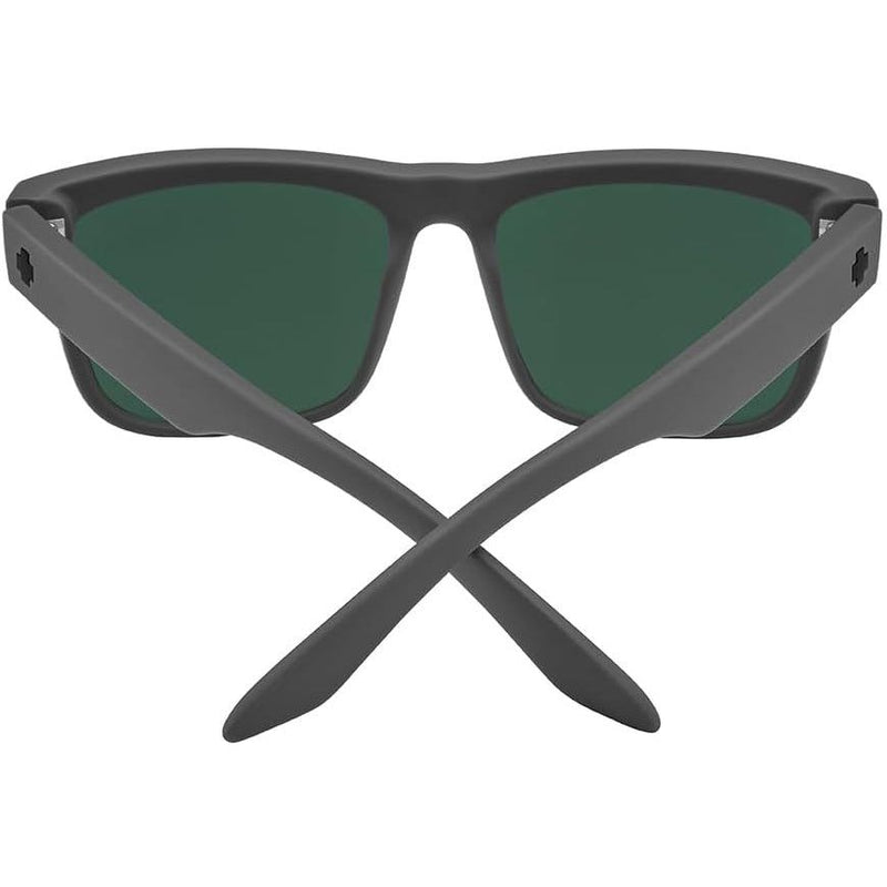 Spy Discord Soft Matte Dark Grey with Red Mirror Polarised Unisex Sunglasses