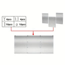 3 Panels Patio Heater Reflector Shield - Enhance Your Outdoor Heating Experience