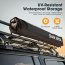 San Hima Camping Shower Tent Brown &Gas Hot Water Heater White &Shower Tent Base