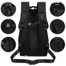 90L Large-Capacity Hiking Travel Backpack Black