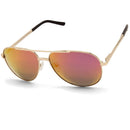 North Beach Fugu Gold/Red Mirror Polarised Unisex Sunglasses
