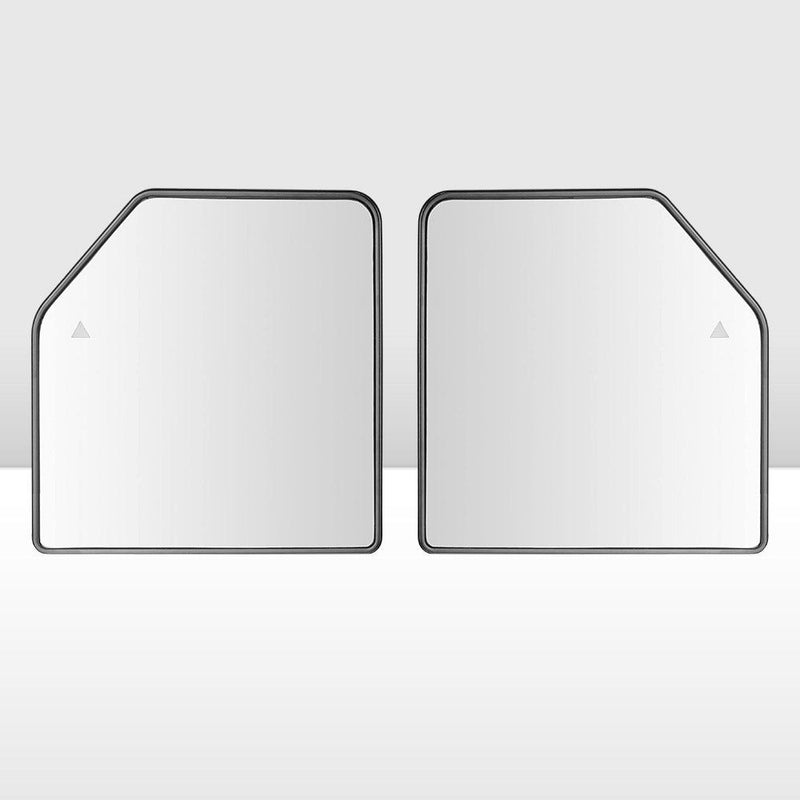 Pair of Large FLAT Replacement Mirror for San Hima Gen2 Towing Mirror