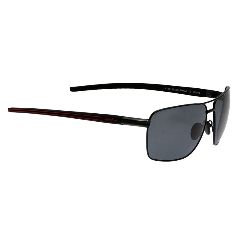 Ugly Fish PT24166 Aluminium Black Frame/Smoke Lens Polarised Sunglasses