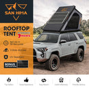San Hima Kalbarri Gen 2 Roof Top Tent Hard Shell With Ladder + 130W Solar Panel