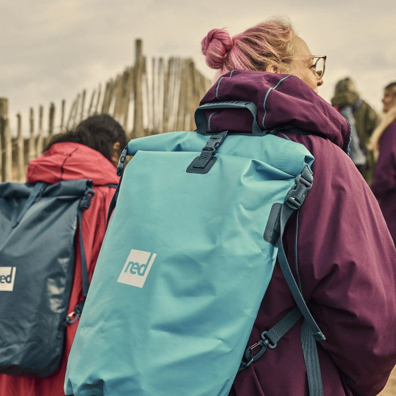 Waterproof Roll Top Dry Bag Backpack - Ride Blue