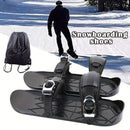 Mini Snow Skates Adjustable Ski Sled Boots