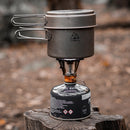 TERRAN Titanium Backpacking Starter Kit (Pot, Mug and Spork)