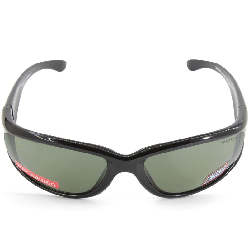 Dirty Dog Banger Polished Black/Green Polarised Men's Sport Sunglasses