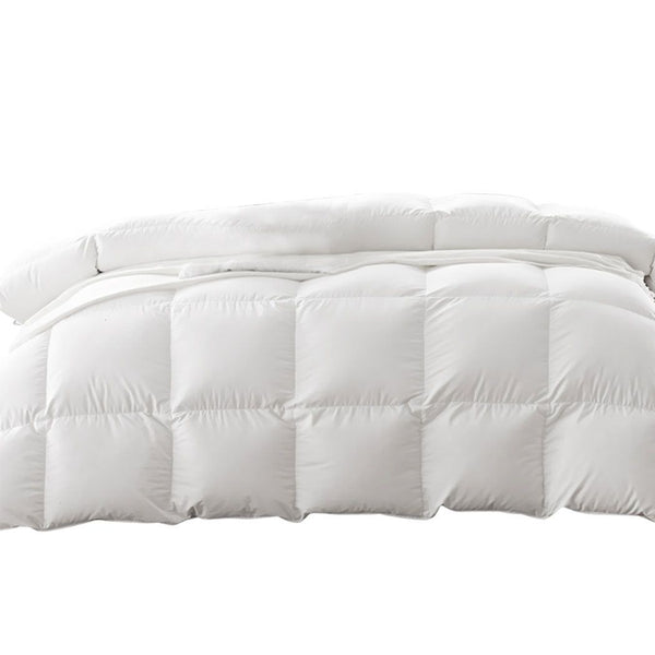 Dreamz Duck Down Feather Quilt 200GSM Duvet Doona Summer Super King Bed