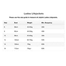 Jetpilot Venture Women's Yellow L50 Front Entry Segmented PFD Life Jacket Vest