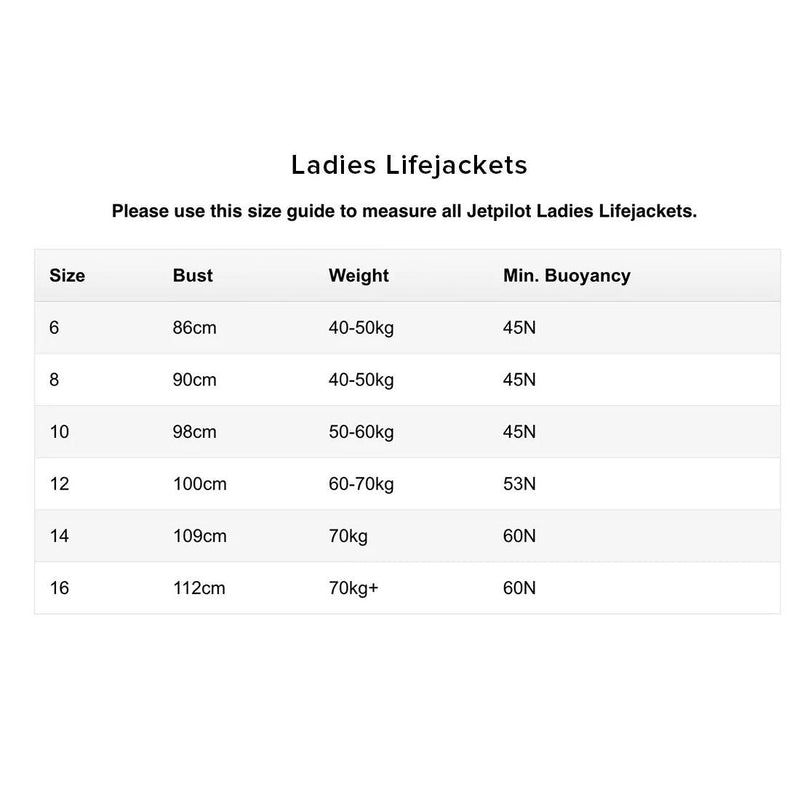 Jetpilot Venture Women's Yellow L50 Front Entry Segmented PFD Life Jacket Vest