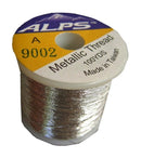 Alps 100yds of Metallic Silver Rod Wrapping Thread-Size A (0.15mm) Thread
