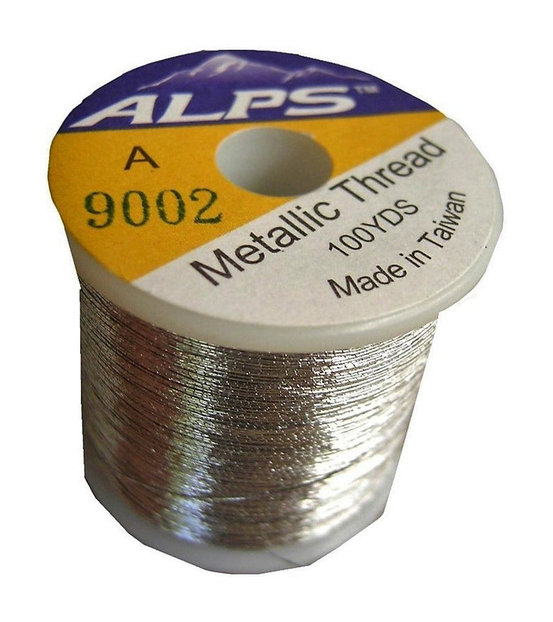 Alps 100yds of Metallic Silver Rod Wrapping Thread-Size A (0.15mm) Thread