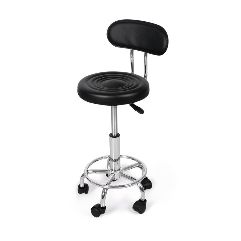 Levede Salon Stool Swivel 4 Bar Stools Chairs Barber Hairdressing Hydraulic Lift