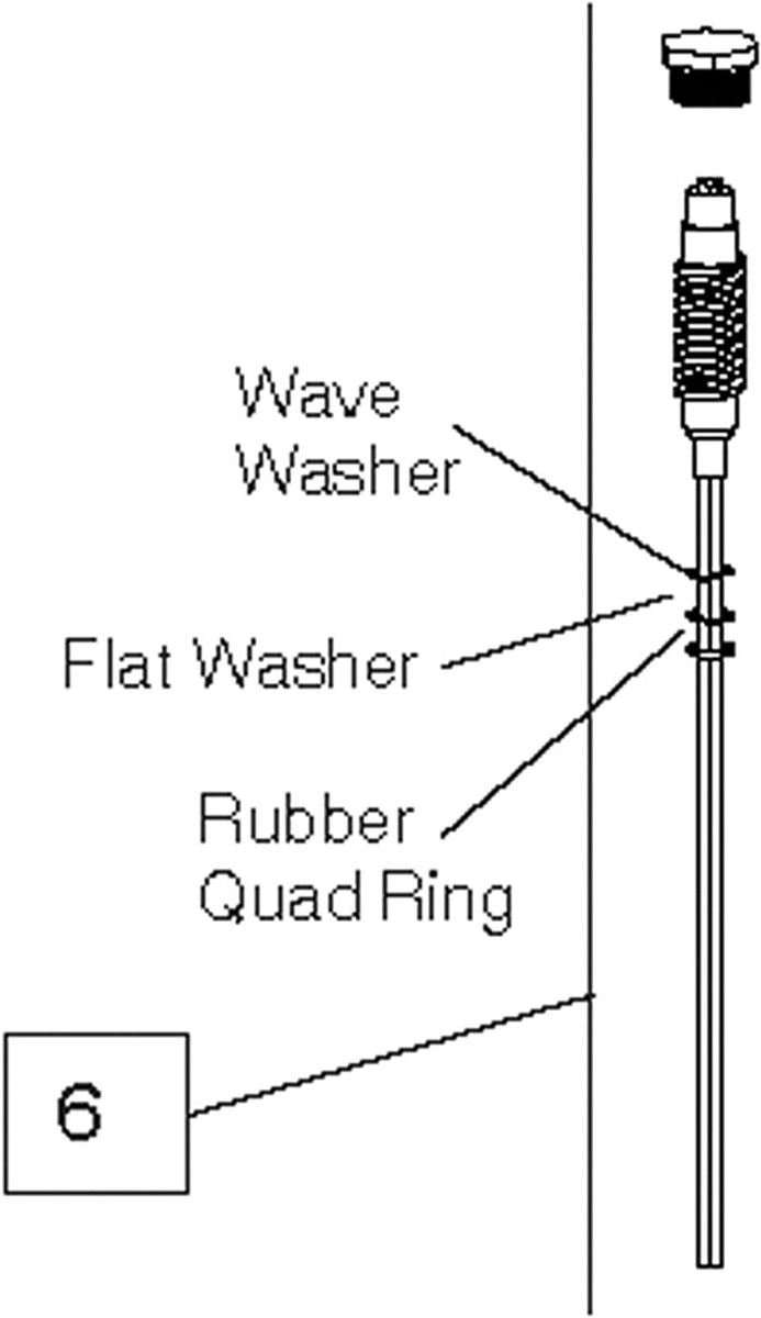 Winegard Worm Gear + Hex Elevating Shaft Replacement (RP-4000)