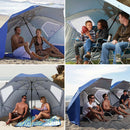 Large Beach Umbrella with Side Walls
