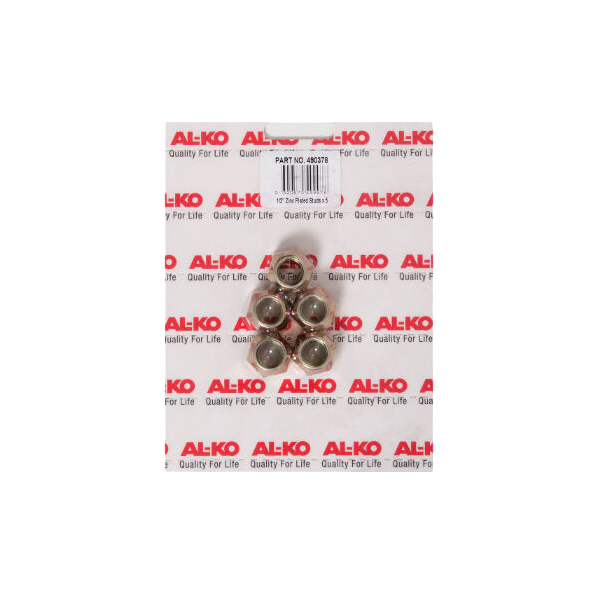 ALKO Zinc Plated Wheel Nuts, 1/2" 490378