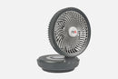 NCE 12V Oscillating Fan With Light Grey
