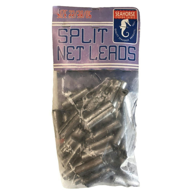 72 Pack of 22gm Split Fishing Net Leads - Cast Net Sinker Weights