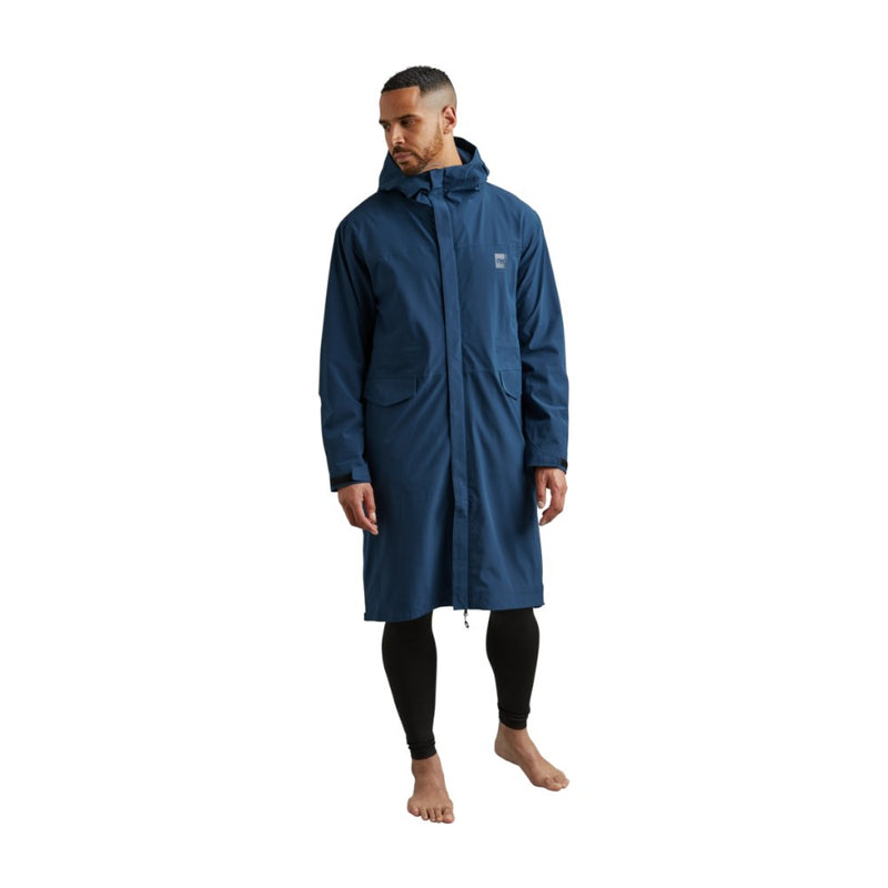 Men's Pursuit Waterproof Lightweight Changing Robe Jacket - Ocean Blue