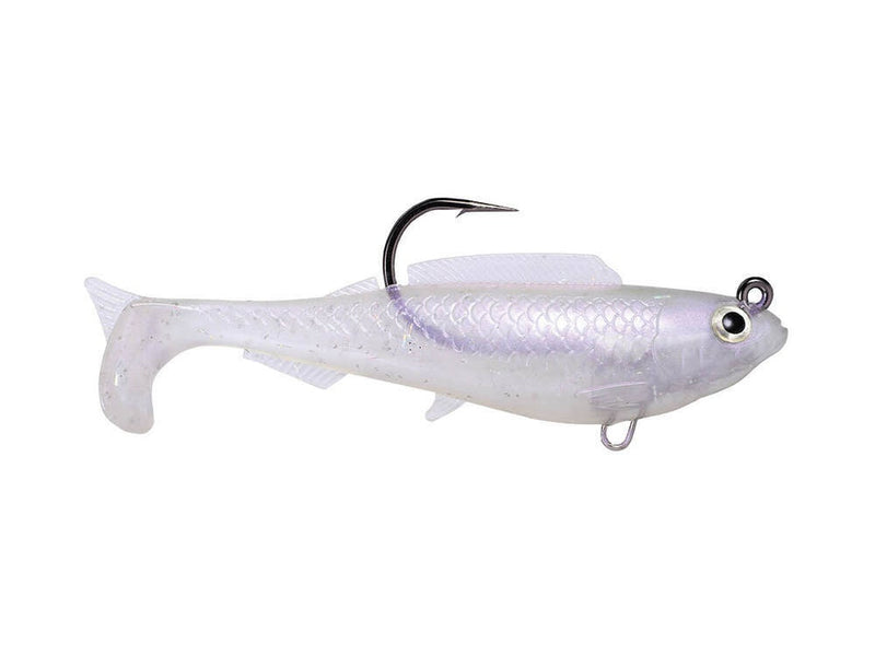 4 Inch Zman HerculeZ Soft Swimbait Fishing Lure - Rigged Soft Plastic Swimbait