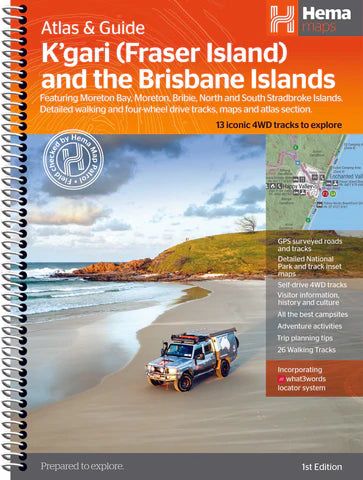 Hema K'Gari Fraser Island Atlas & Guide