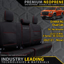 Isuzu D-MAX RG Premium Neoprene Rear Row Seat Covers