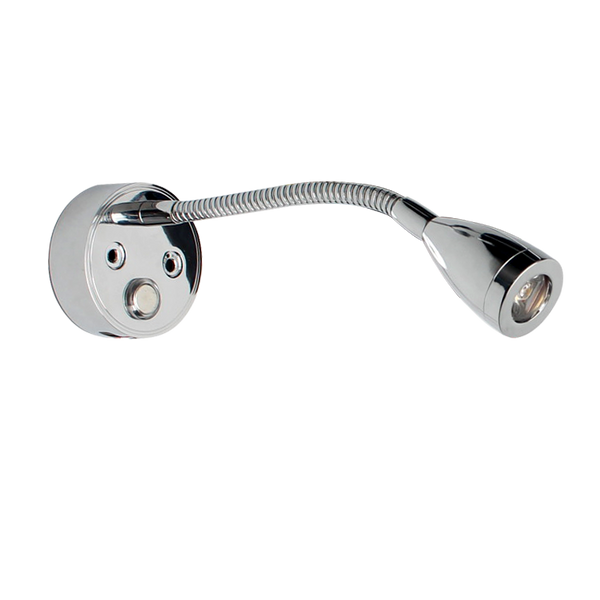 COAST RV 12V LED ALUMINIUM Reading Light with 2A USB.