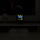 Newgate Monolith Lcd Alarm Clock Black