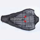 Winter Down Sleeping Bag Zipper Closure