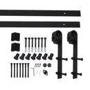 3m Antique Classic Style Double Sliding Barn Door Hardware Track Roller Kit