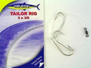 Wilson Tailor Fishing Rig 3x3/0 Hook-Setup - 40lb Clear Mono Leader
