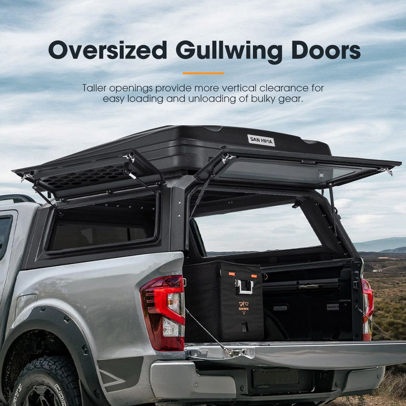 San Hima UTE Steel Canopy For Mitsubishi Triton MQ MR 05/2015-2023 Dual Cab