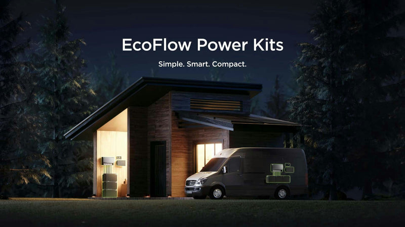 EcoFlow 2kWh Power Independence Kits (Power Hub, LFP Battery, AC/DC Smart Distribution Panel, Power Kit Console)